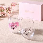 Color-changing Sakura Glass Pair