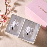 Color-changing Sakura Glass Pair