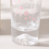 Color Changing Sakura and Mt. Fuji Glass