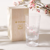 Color Changing Sakura and Mt. Fuji Glass