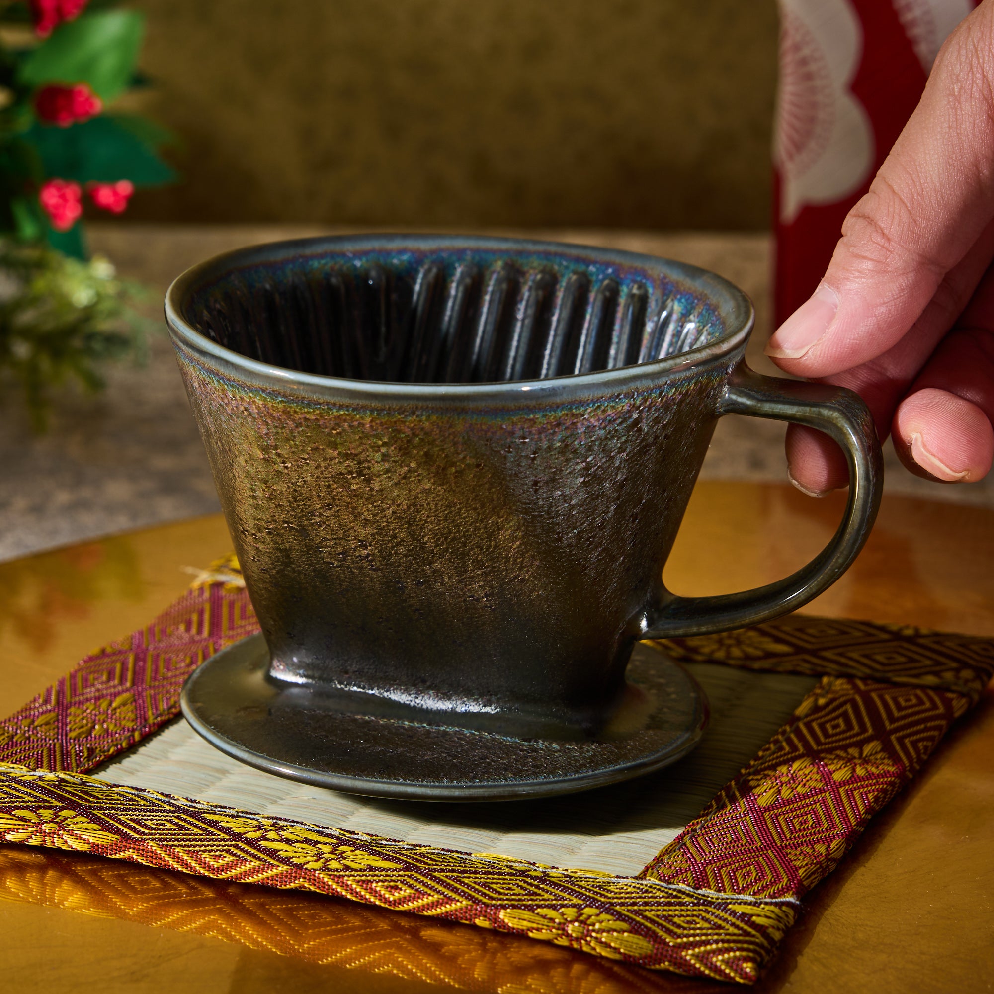 Marumo Takagi Smoked Luster Coffee Dripper