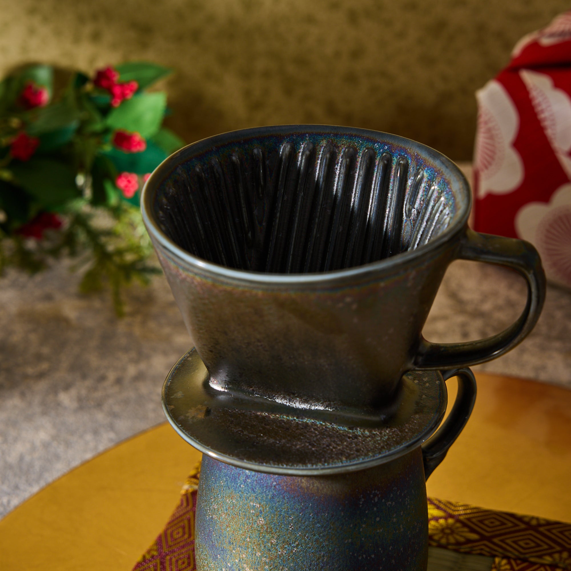 Marumo Takagi Smoked Luster Coffee Dripper