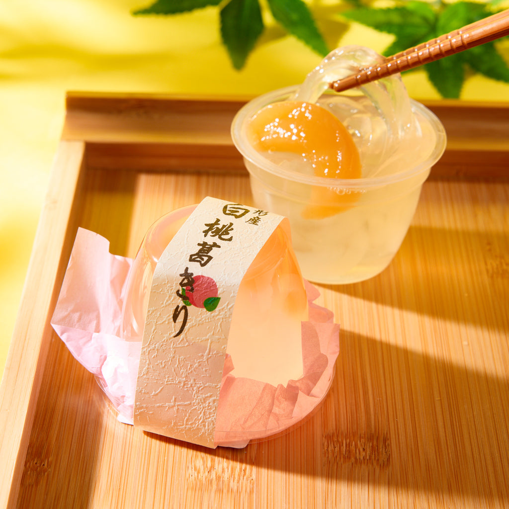White Peach Kuzukiri Jelly