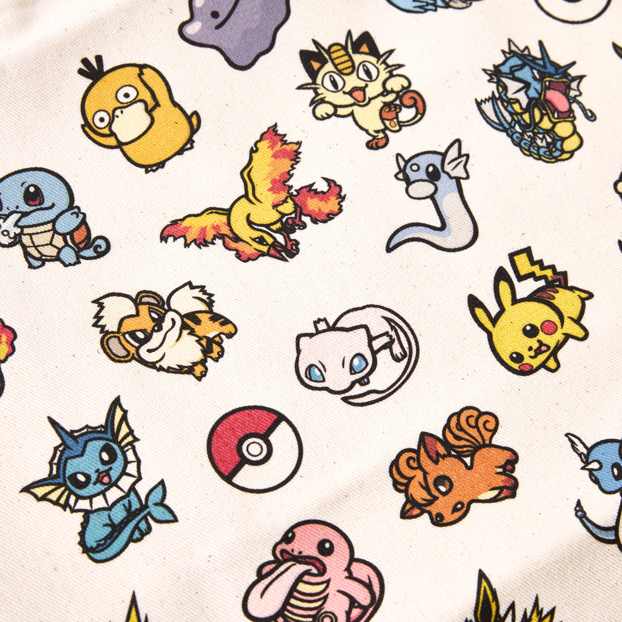 Pokemon Various Character Tote Bag