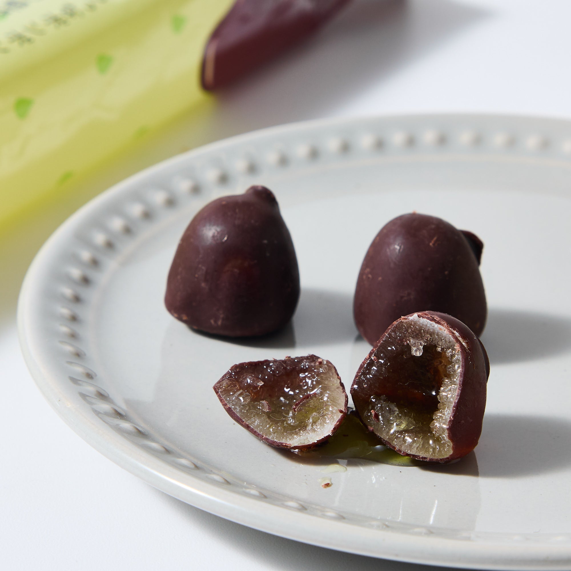 Juicy Pear Chocolate Candy