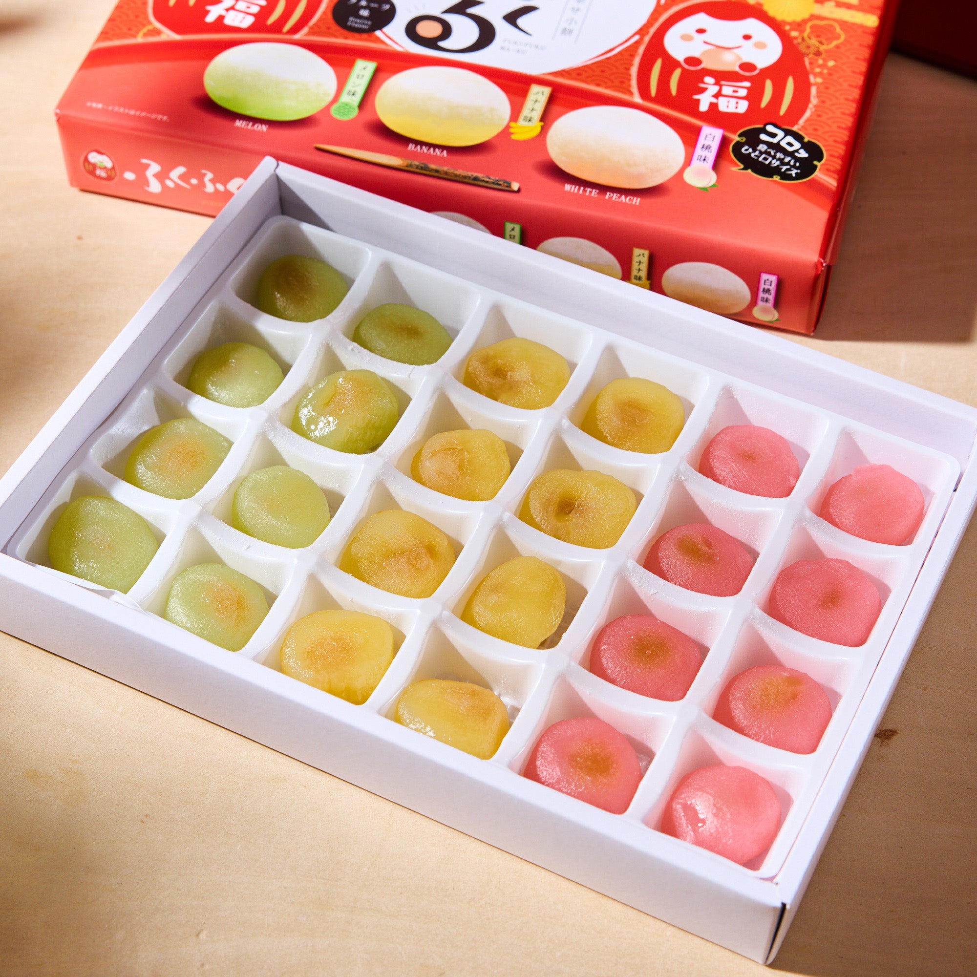 Fruit Mochi Assortment (24 pieces)