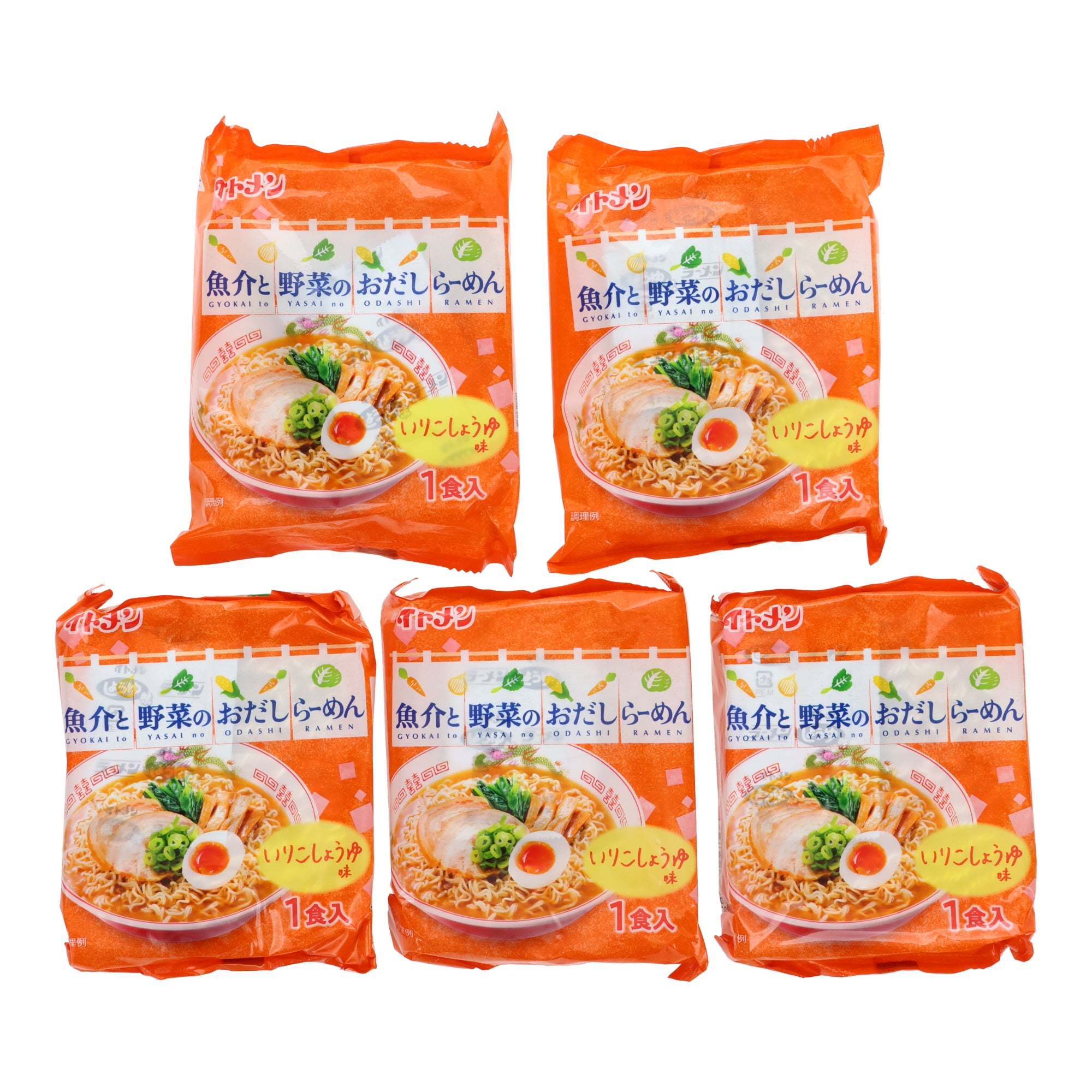 Itomen Soy Sauce, Umami, & Veggie Broth Ramen (5 Packs)