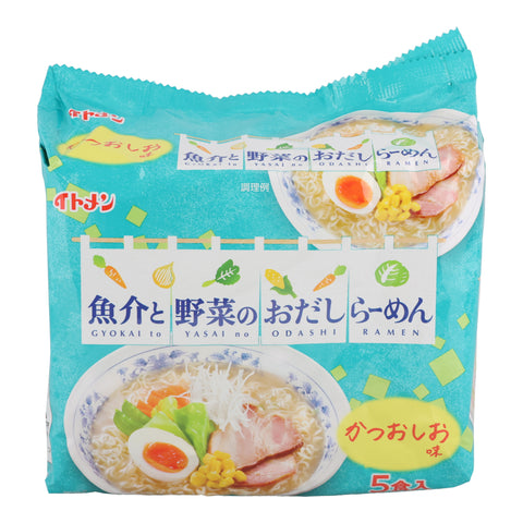 Seafood & Vegetable Ramen (5 Piece Set)