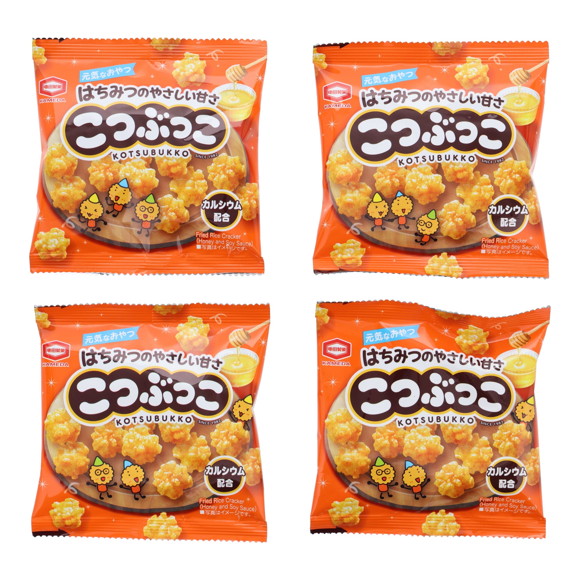 Honey Fried Rice Crackers (4 pieces)