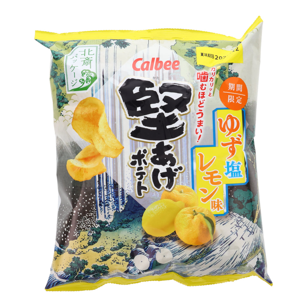 Calbee Kataage Yuzu Salt Lemon Chips