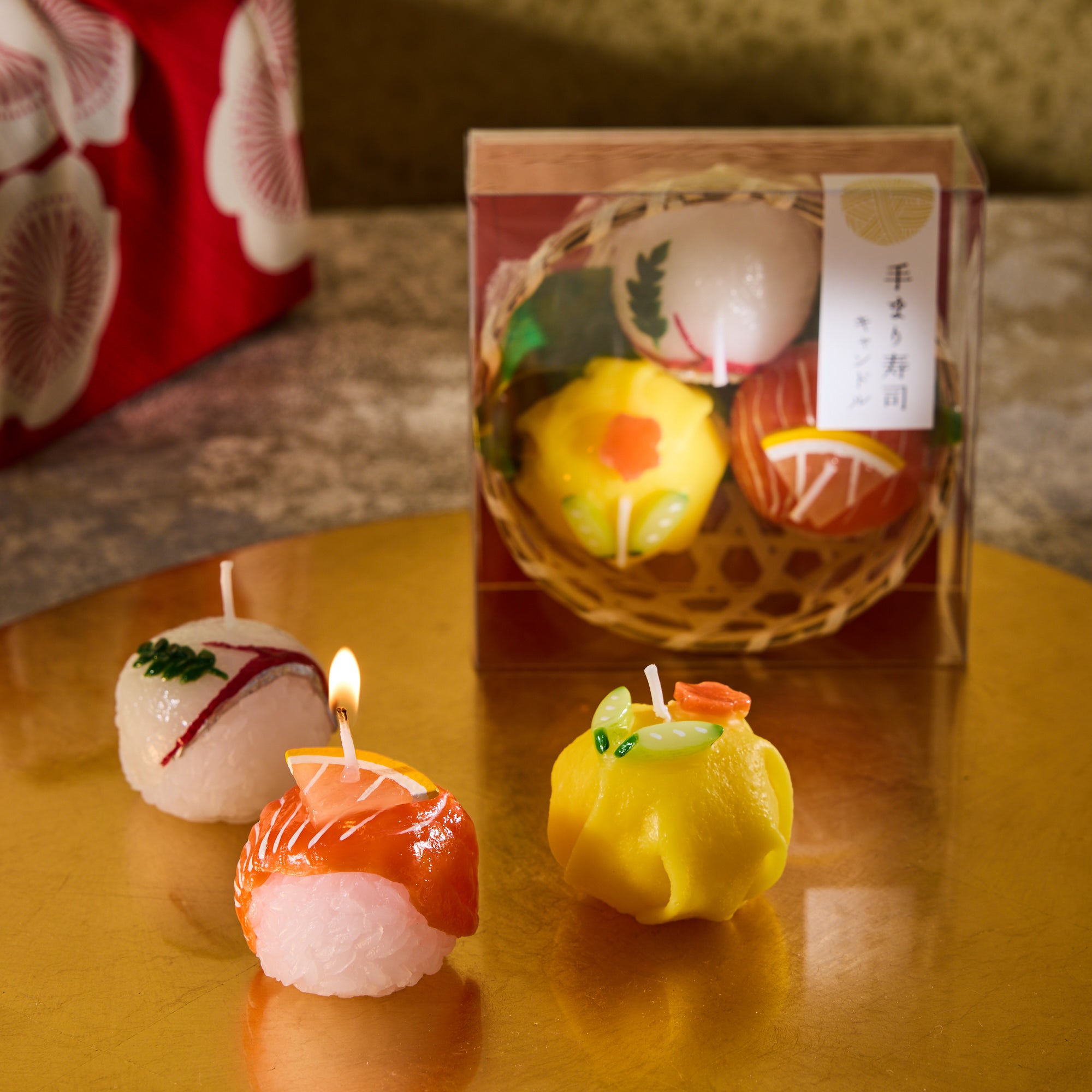 Temari Sushi Candles