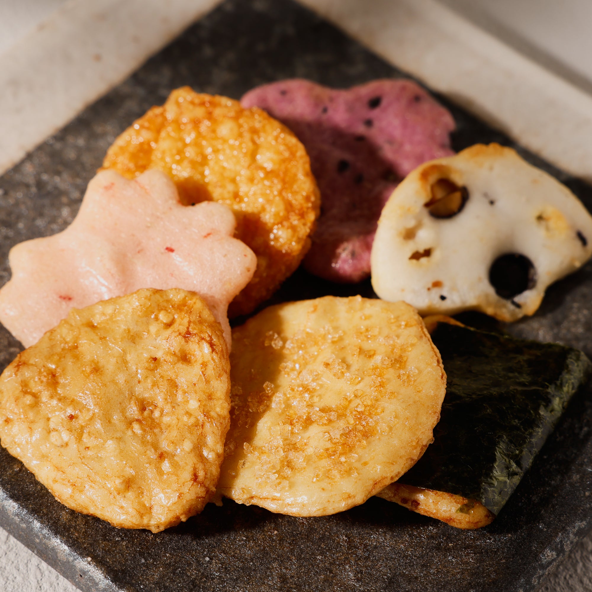 Spring Flower Senbei & Arare (5 pieces)