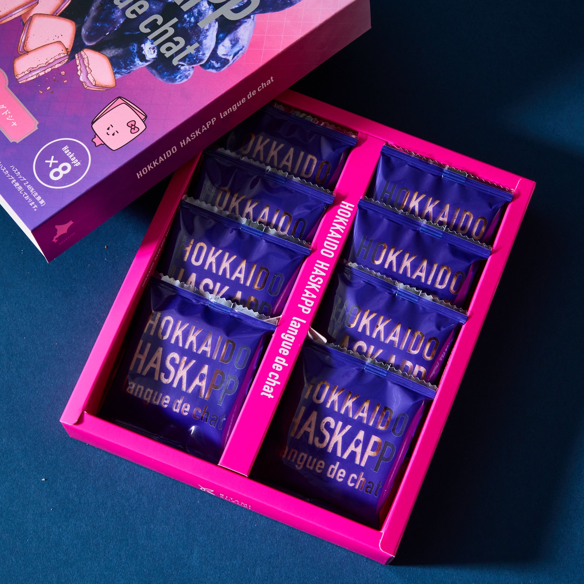 Hokkaido Haskap Berry Langue de Chat Cookies (8 pieces) – Japan Haul