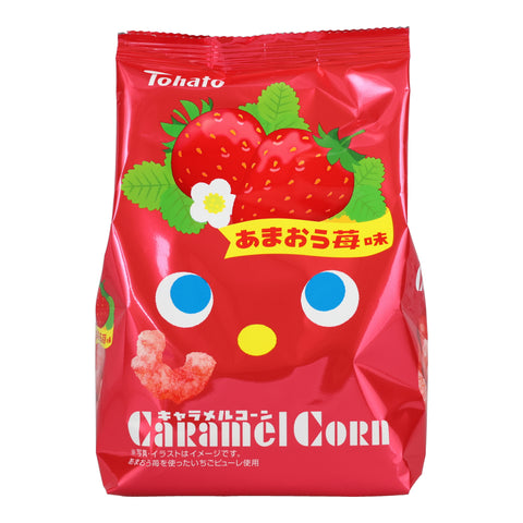 Tohato Caramel Corn Amao Strawberry