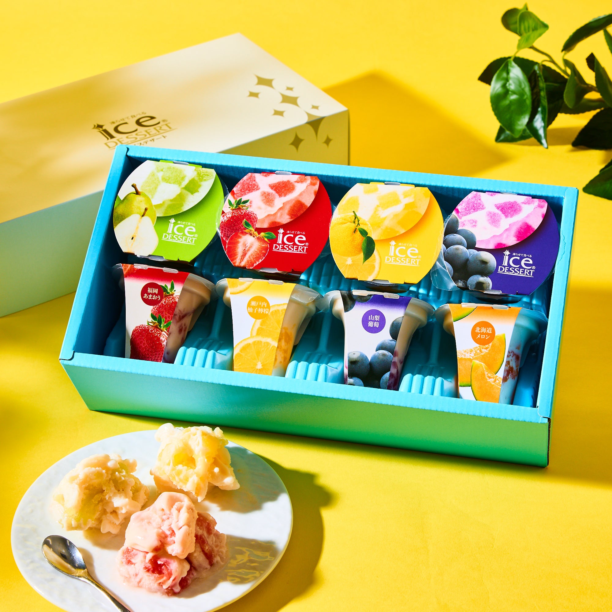 Frozen Fruit Ice Dessert (8 pieces)