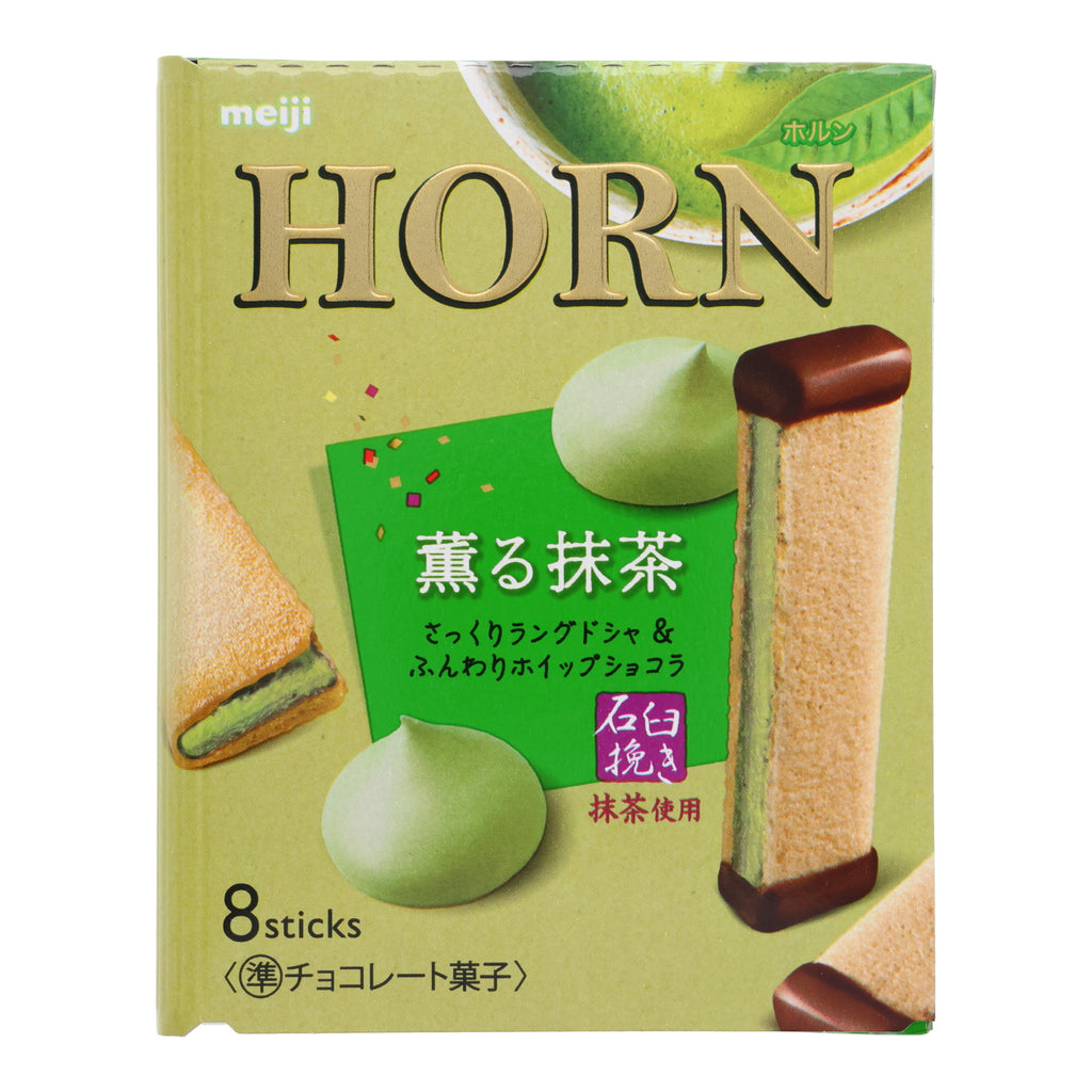 Meiji Horn Matcha Chocolate