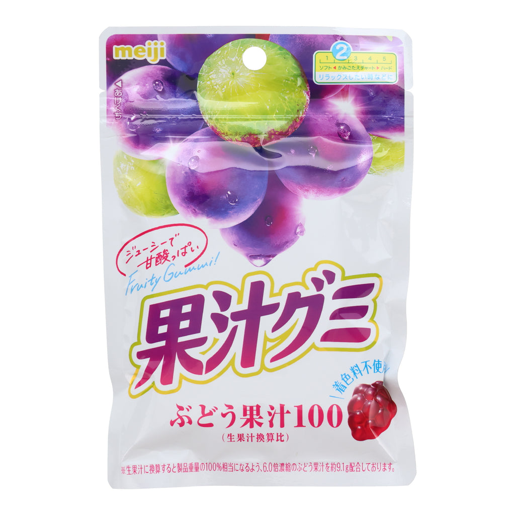 Meiji Fruit Juice Gummies Grape
