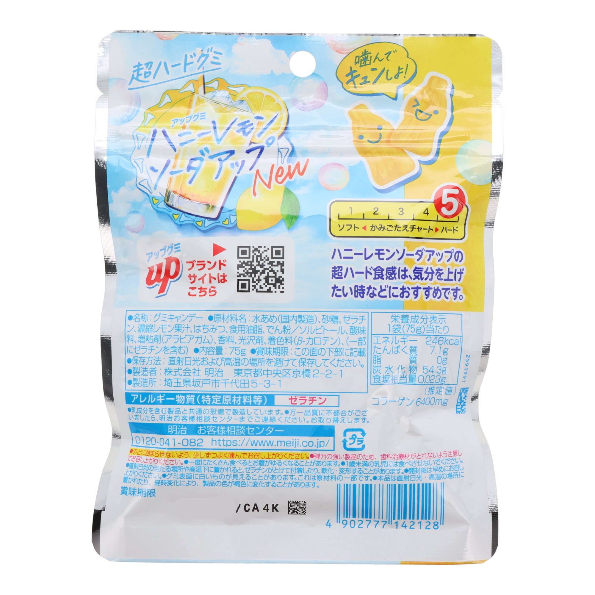 Meiji Honey Lemon Soda Up Gummy