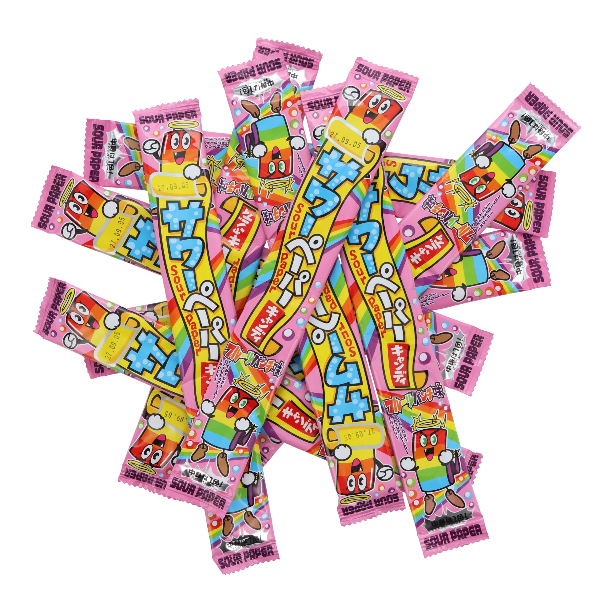 Sour Paper Candy Fruit Punch (10pcs set)