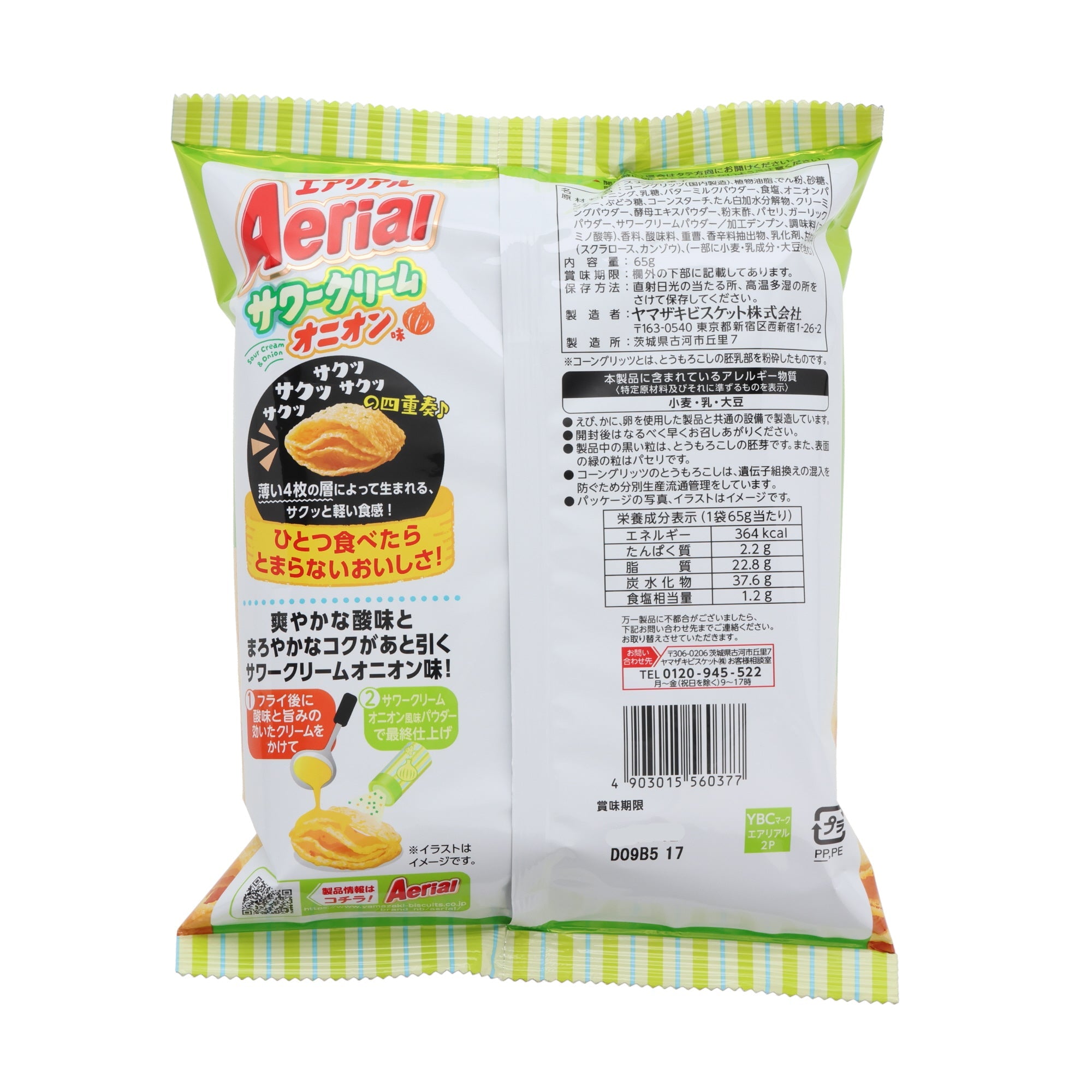 Aerial Sour Cream & Onion Chips