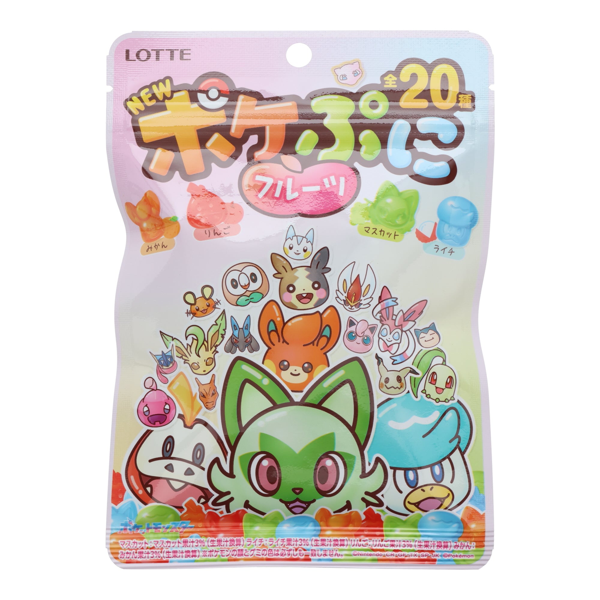 Lotte Pokemon Fruit Gummies