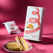 Kyoto Madoka Strawberry Waffle Cookies (5 pieces)