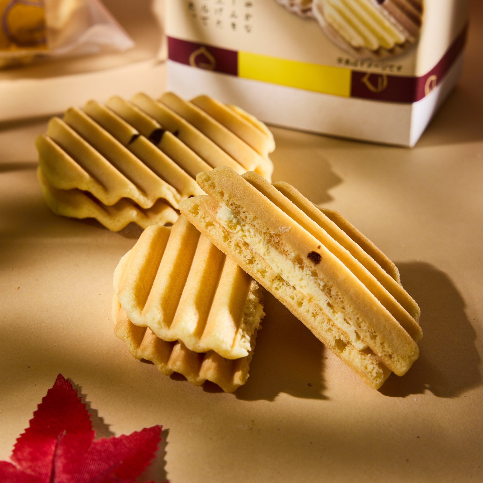 Chestnut Waffle Sandwich Cookie (5 pieces)
