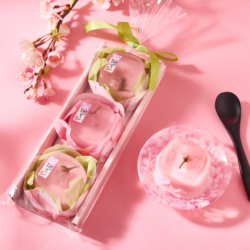 Sakura Pudding Set (3 pieces)