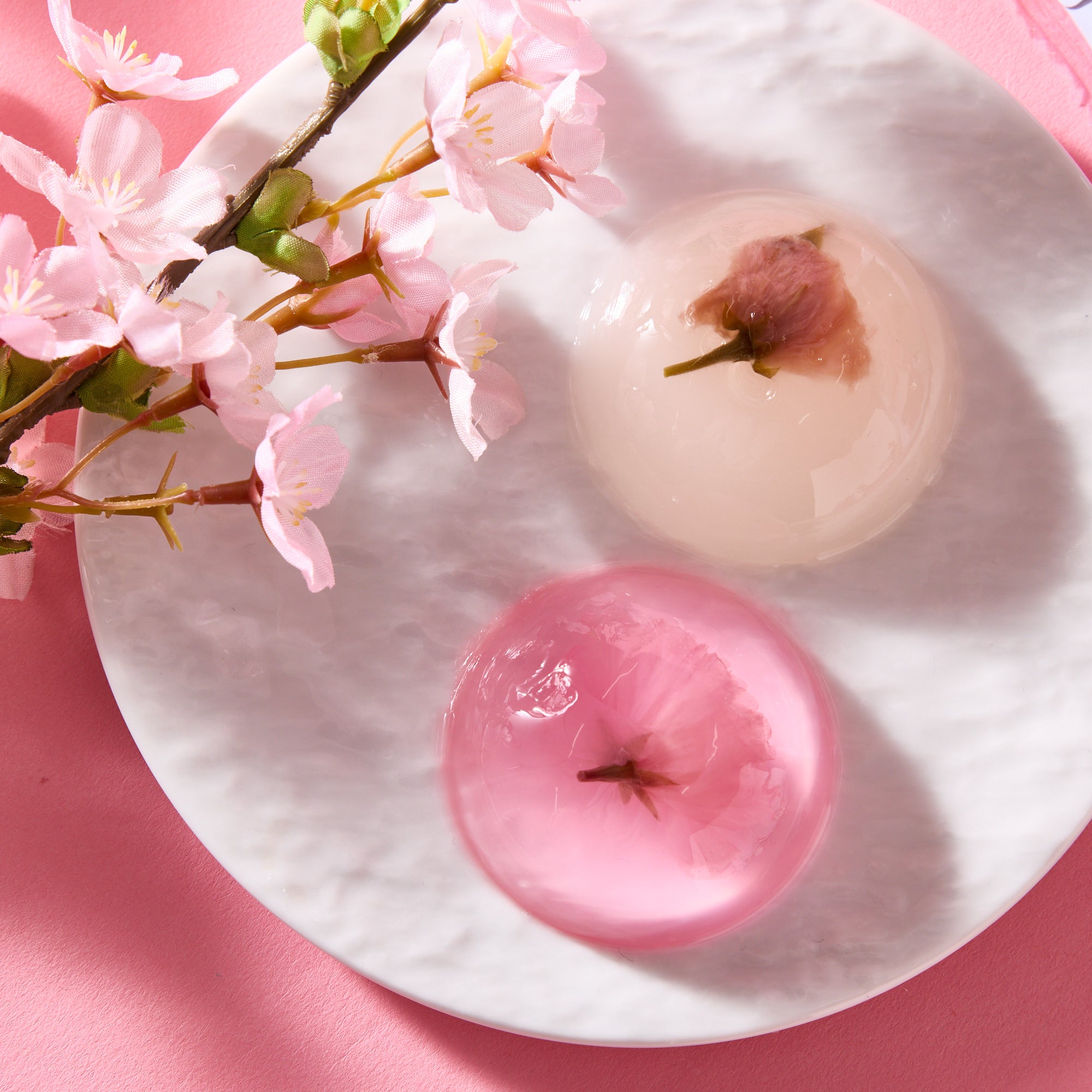 Sakura Jelly Kuzumochi Set (4 pieces)