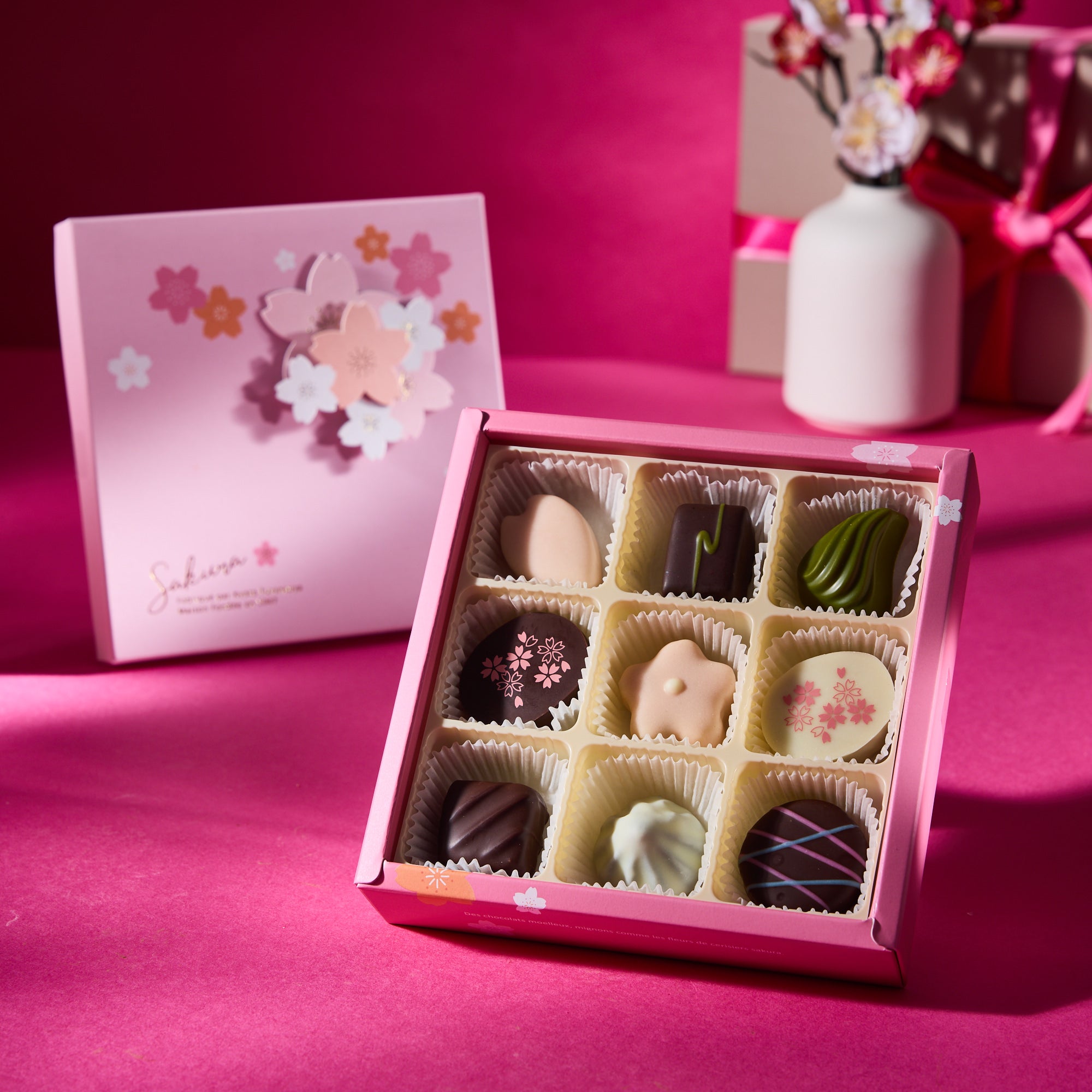 Furansuya Sakura Chocolate Assortment (9 pieces)