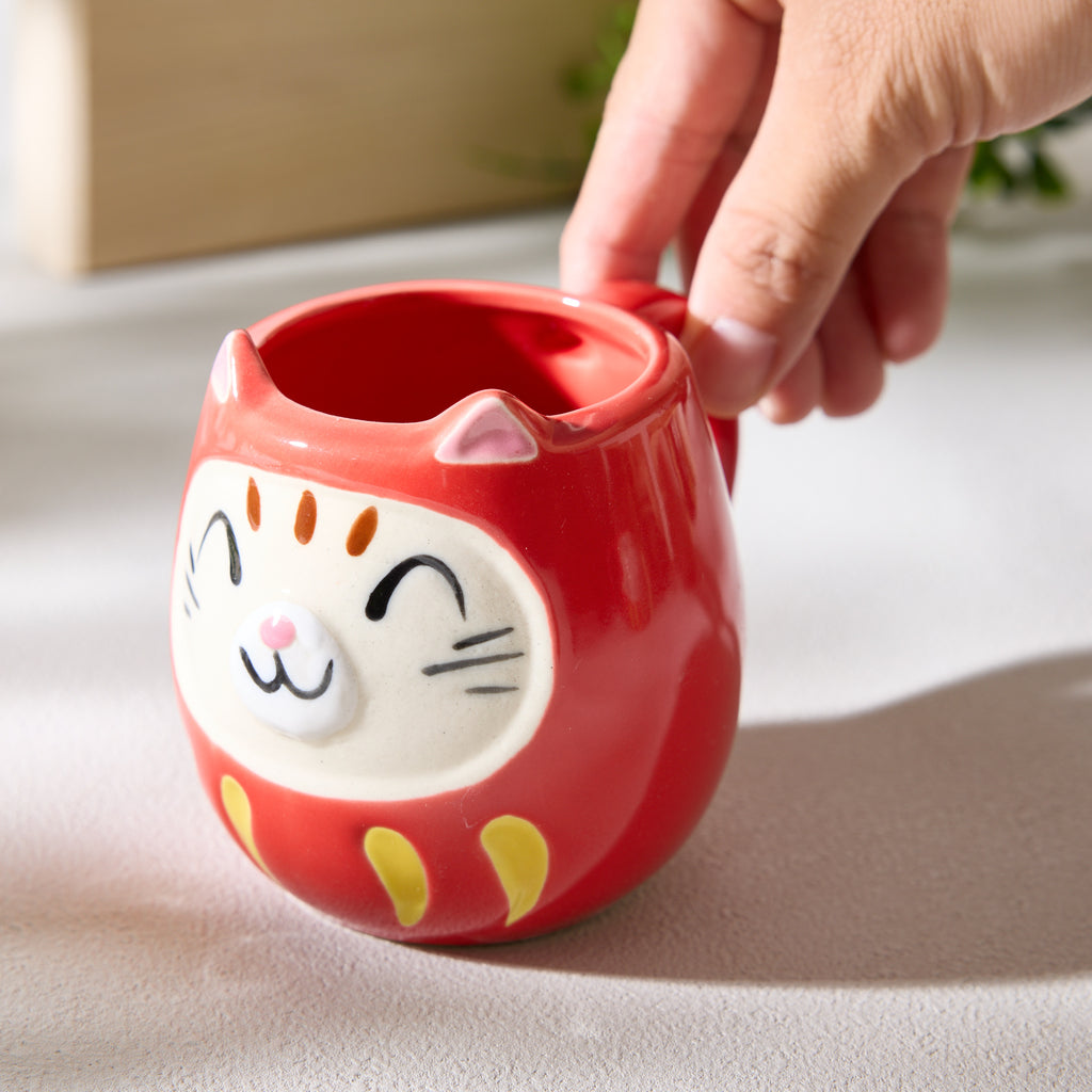 Daruma Cat Mug