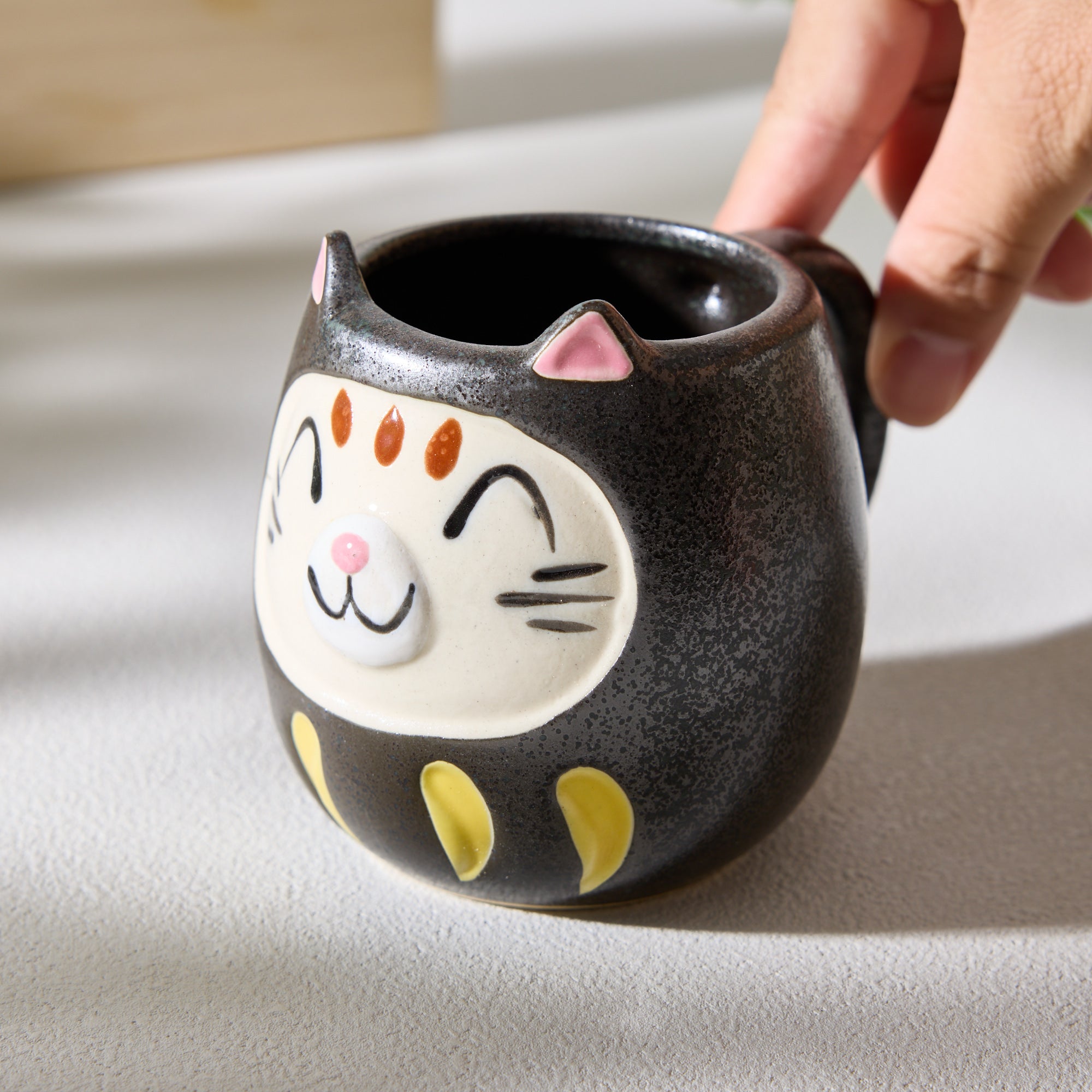 Daruma Cat Mug