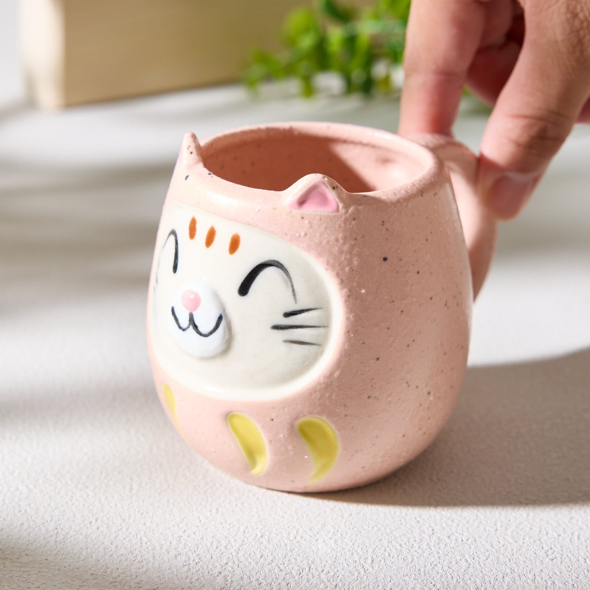 Daruma Cat Mug