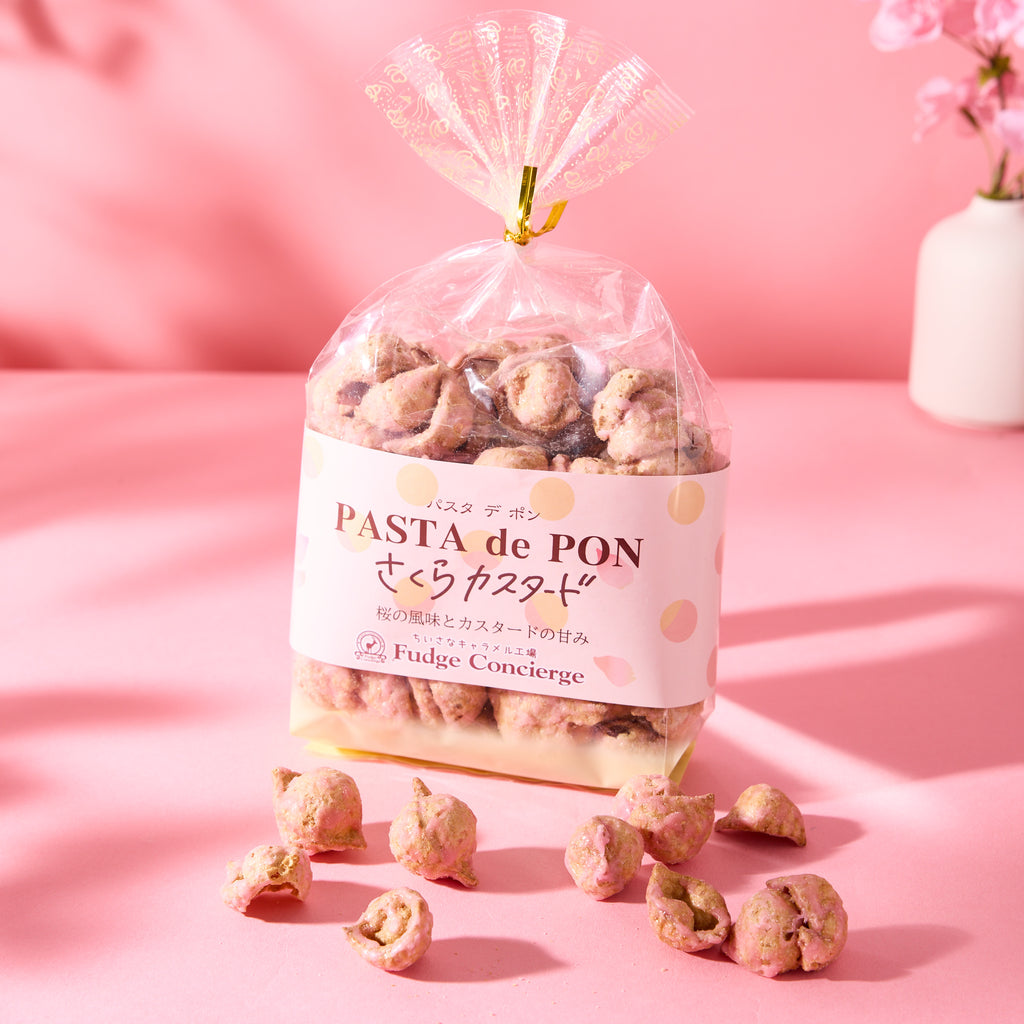 Sakura Custard Pasta Snack