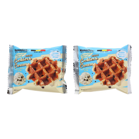 Manneken Cookies & Cream Waffle (2 Pieces)