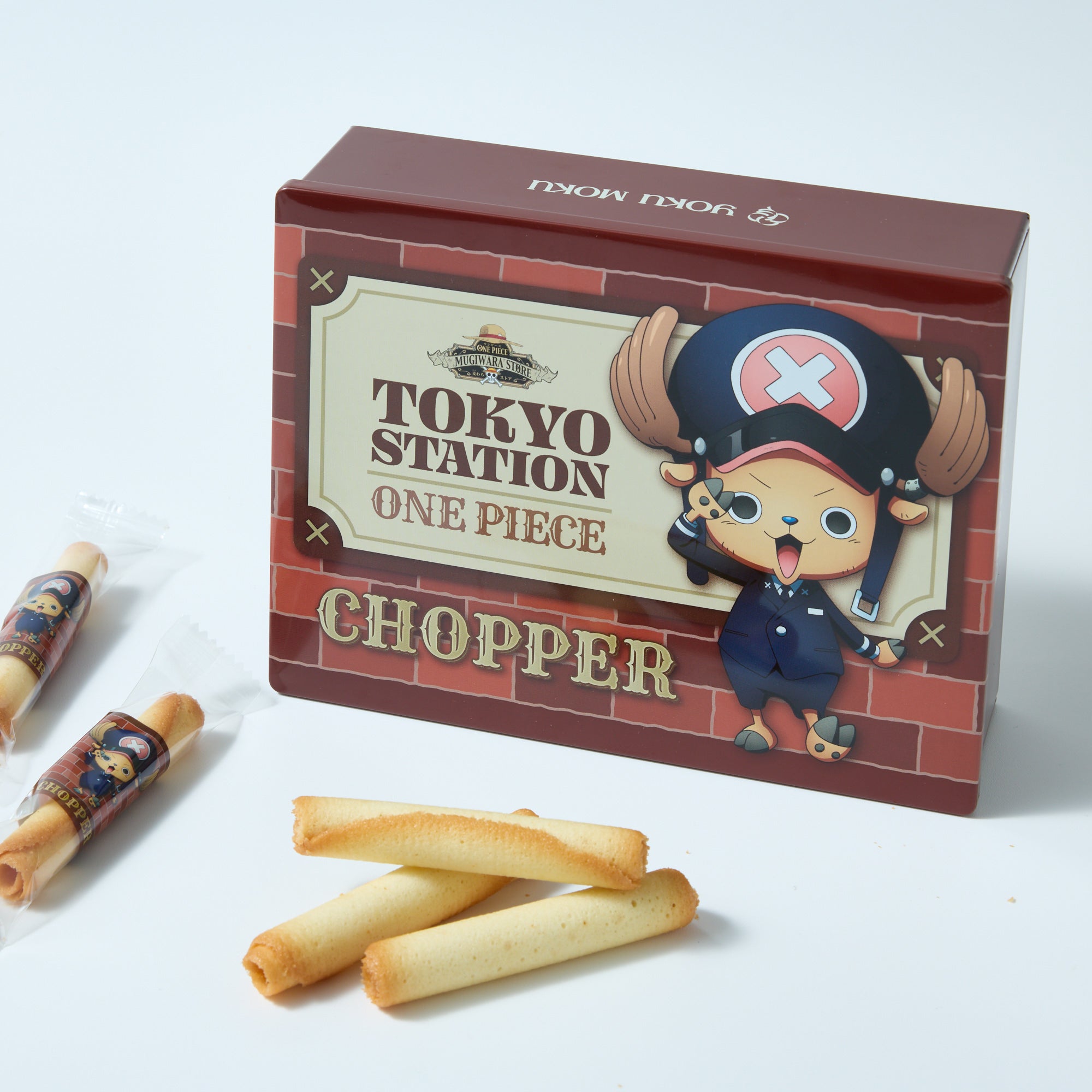 One Piece Rolled Cookie Tin (Tokyo Station Exclusive)