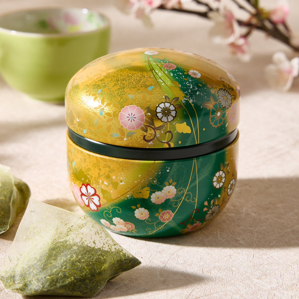 Suzuko Ryokucha Tea, Green Sakura Canister (6 bags)