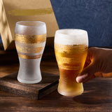 Golden Ishizuka Beer Glasses