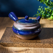 Blue Glaze Kyusu Teapot