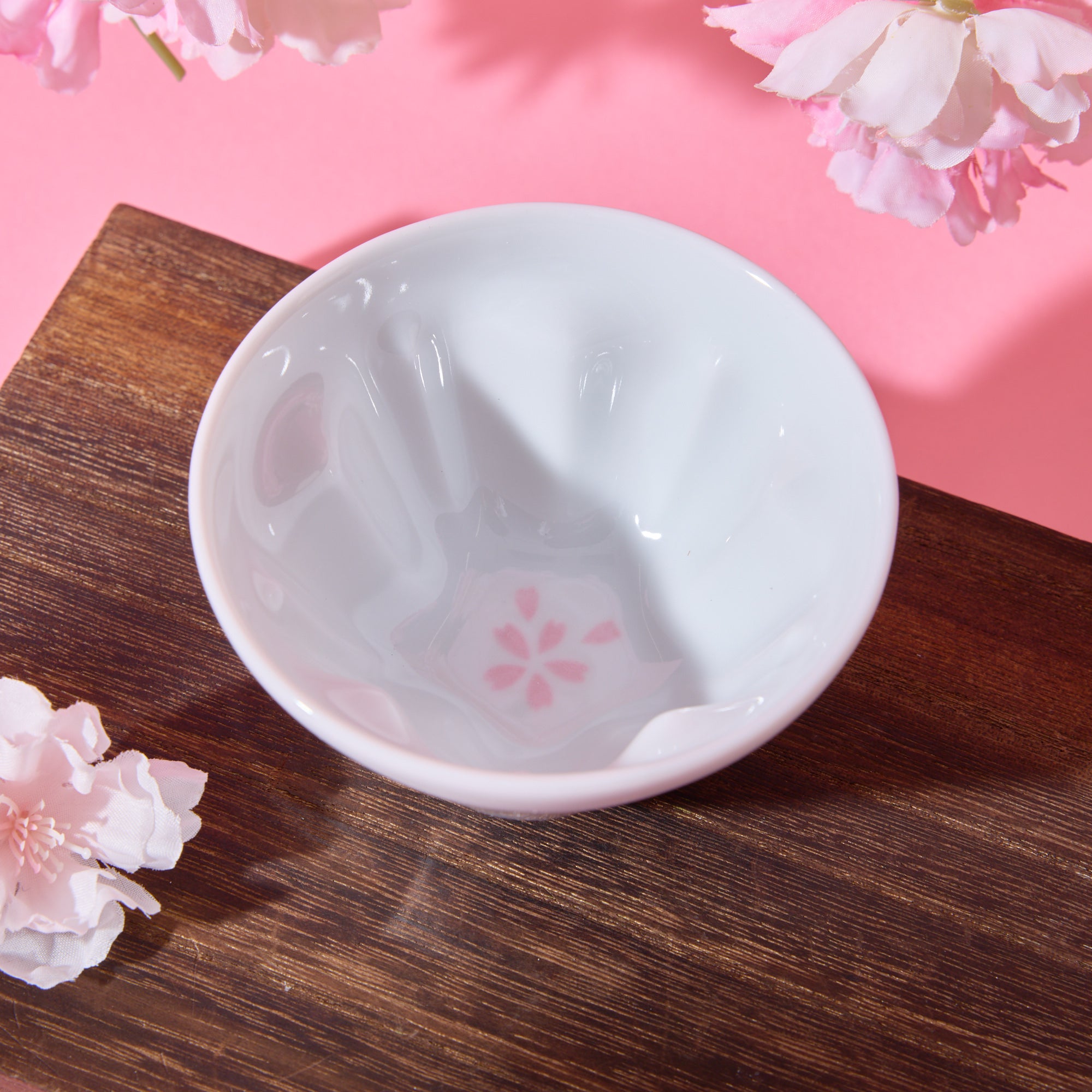 Cherry Blossom Yunomi Teacup Set (5 teacups)