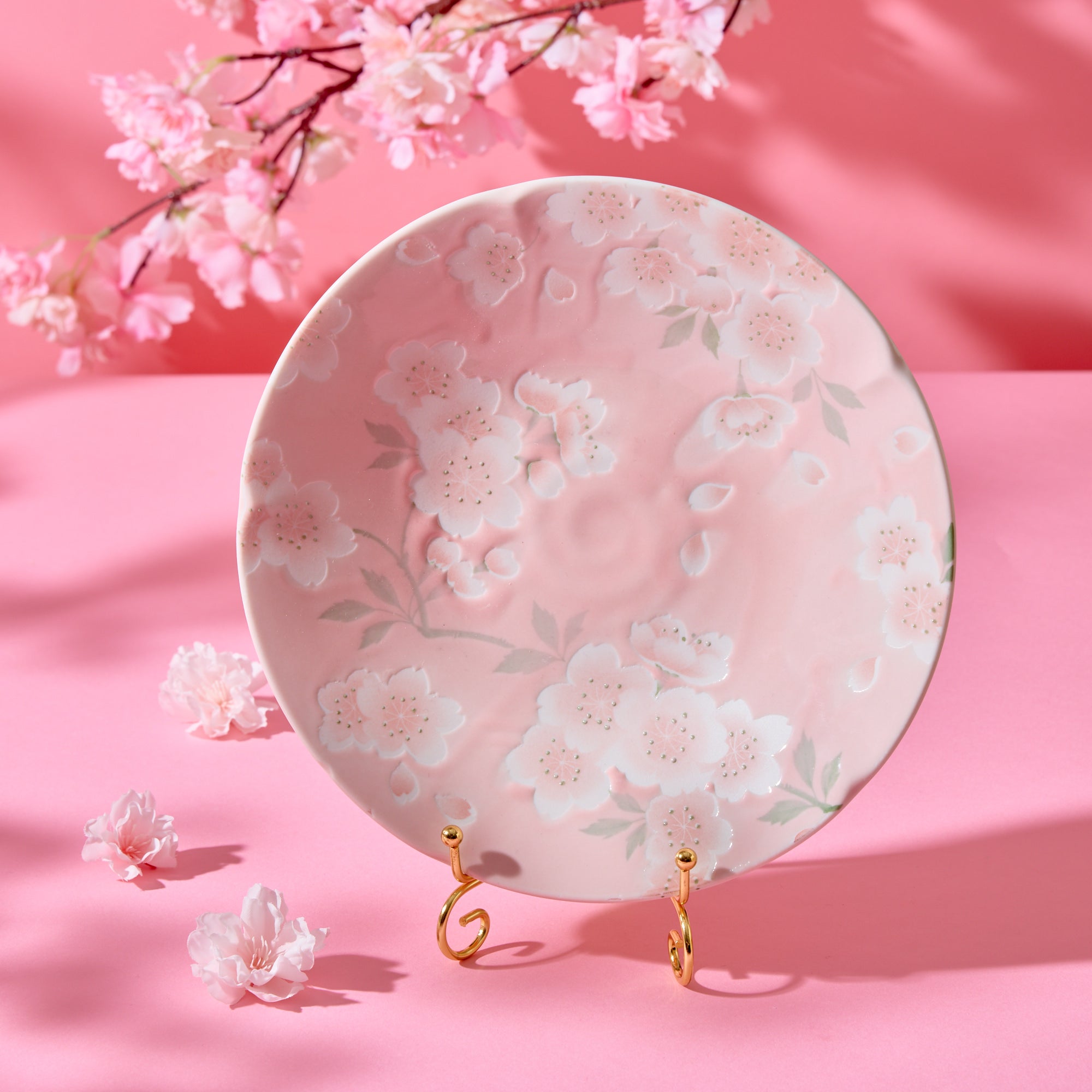 Full Bloom Sakura Deep Dish Plate