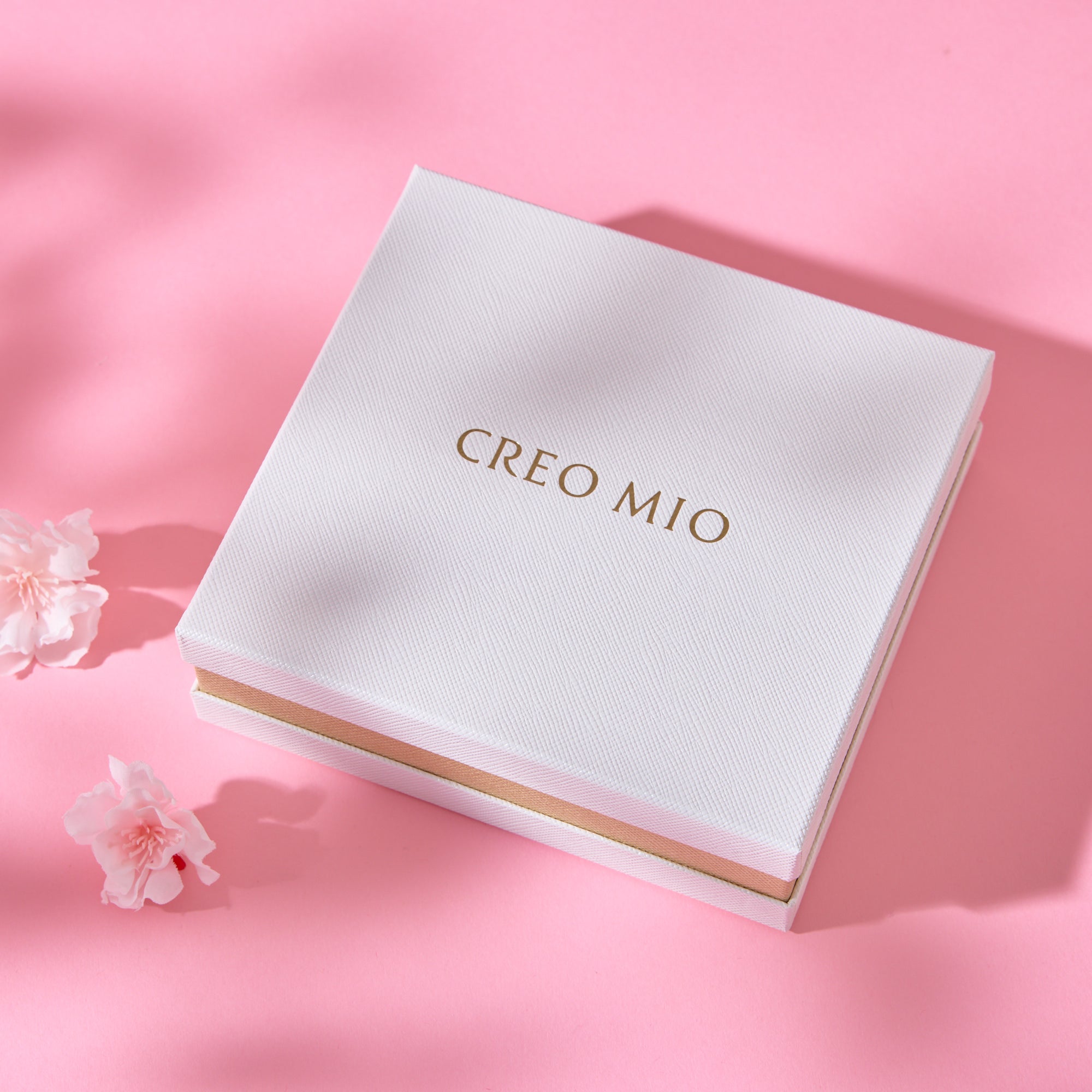 Nishijin Brocade Obi Small Square Glass Plate - Sakura Gold