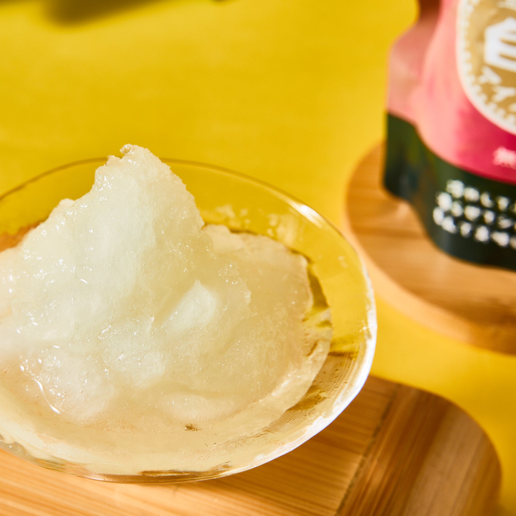White Peach Two Way Ice Cream or Jelly Pouch