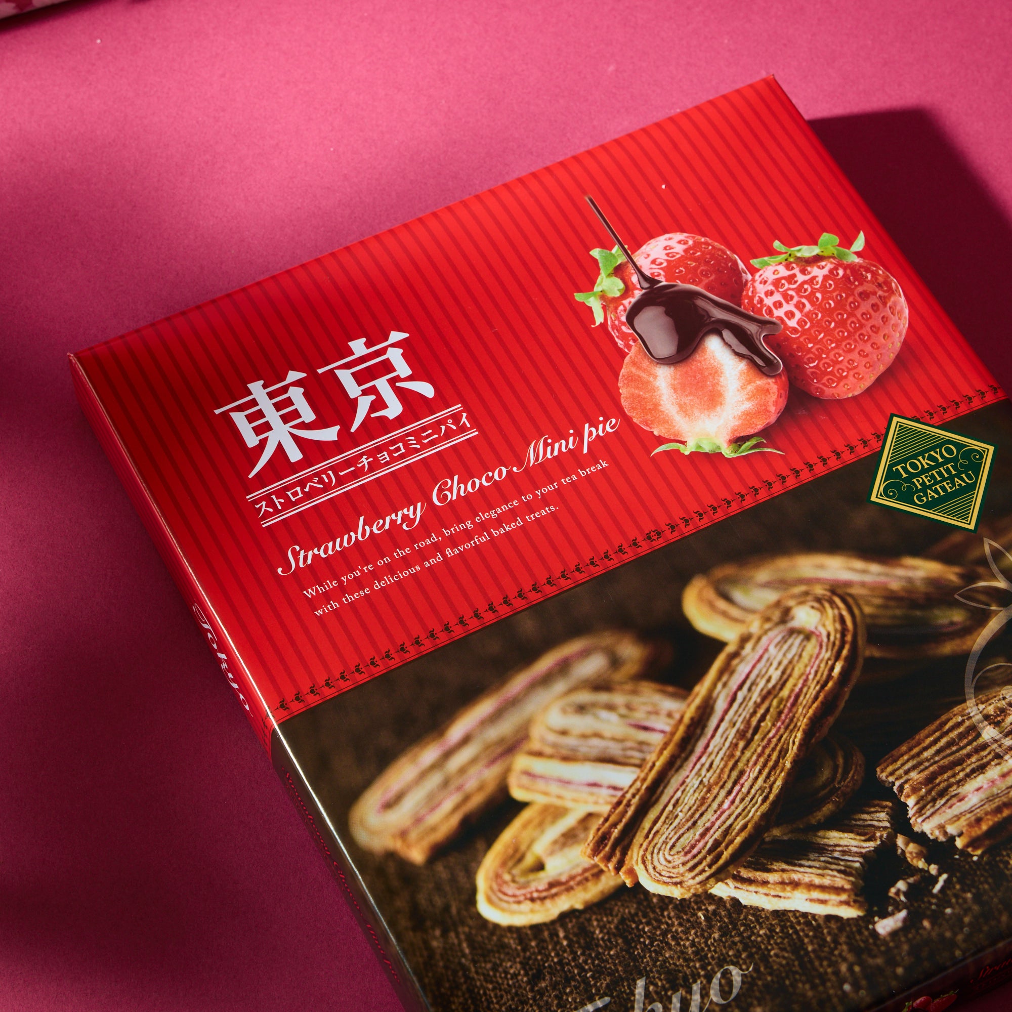 Tokyo Strawberry Chocolate Mini Pies