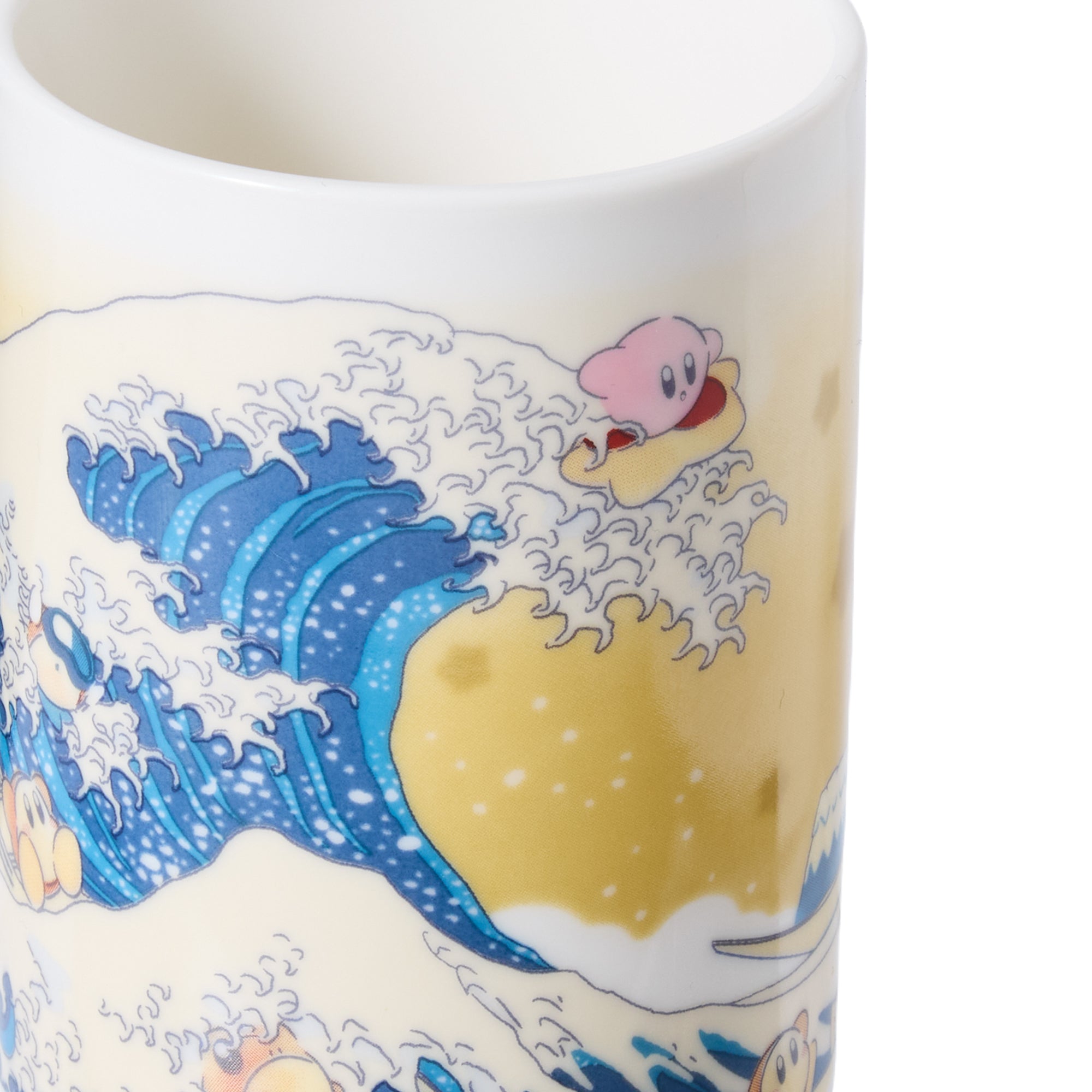 Kirby Great Wave Off Kanagawa Ceramic Mug