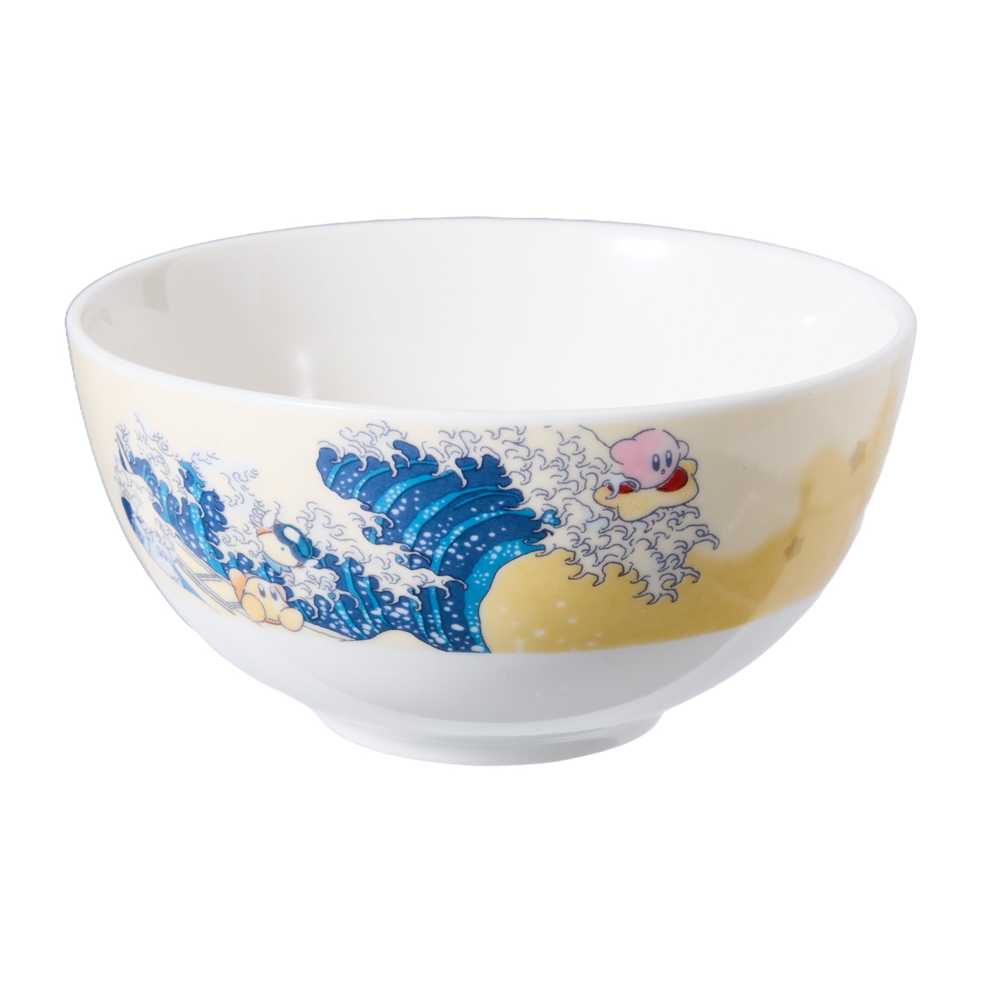 Kirby Great Wave Off Kanagawa Ceramic Bowl