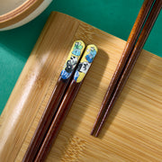 Ukiyo-e Cat Chopsticks - Goraku Cat