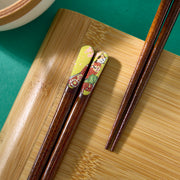 Ukiyo-e Cat Chopsticks - Cat in Kimono