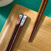 Ukiyo-e Cat Chopsticks - Cat  & Goldfish