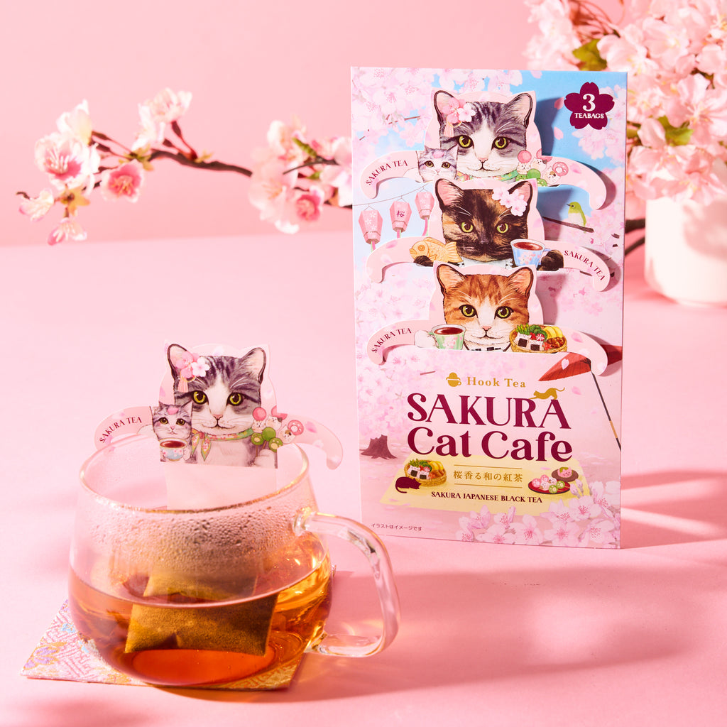 Sakura Cat Cafe Tea (3 tea bags)